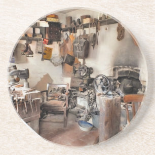 DESSOUS DE VERRE EN GRÈS ANGLETERRE VICTORIENNE