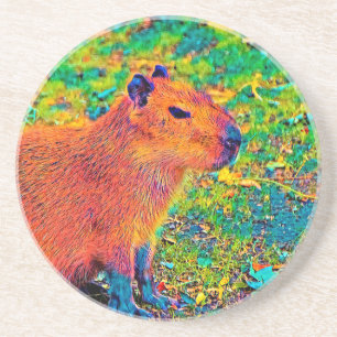 Dessous De Verre En Grès AnimalColor_Capybara_010
