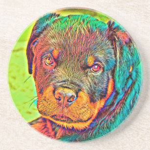 Dessous De Verre En Grès AnimalColor_Dog_003