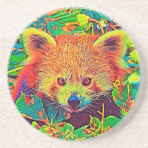 Dessous De Verre En Grès AnimalColor_RedPanda_001