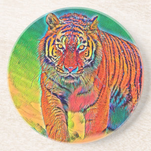 Dessous De Verre En Grès AnimalColor_Tiger_005
