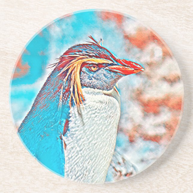 Dessous De Verre En Grès AnimalMix_Bird_017 (Devant)