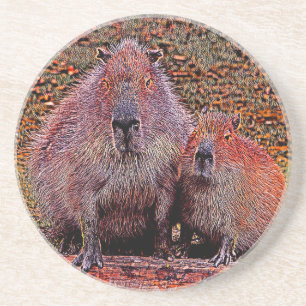 Dessous De Verre En Grès AnimalMix_Capybara_003