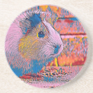 Dessous De Verre En Grès AnimalMix_Guineapig_002