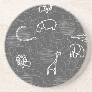 Dessous De Verre En Grès animaux 5 de safari