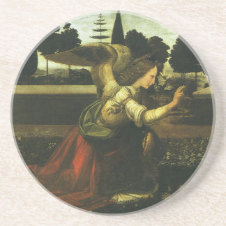 Dessous De Verre En Grès Annonciation du Seigneur par Léonard de Vinci