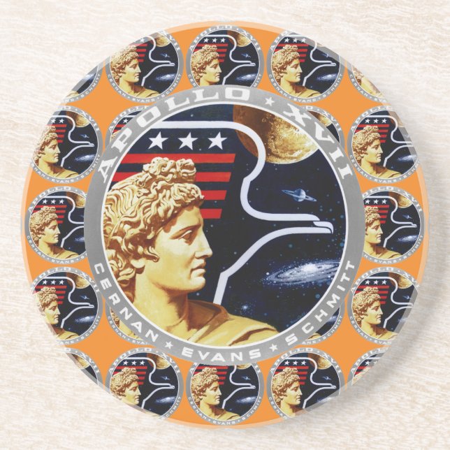 Dessous De Verre En Grès Apollo 17 (Devant)