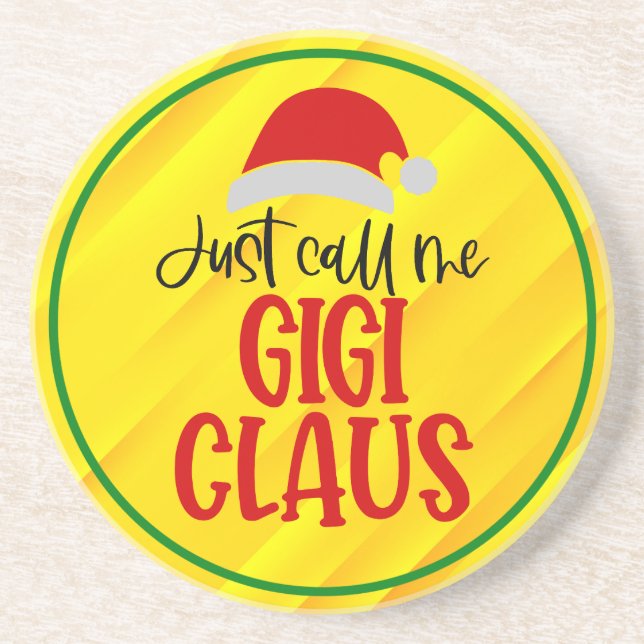 Dessous De Verre En Grès Appelez-Moi Gigi Claus-56374 (Devant)