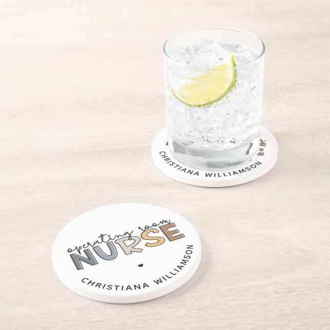 Dessous De Verre En Grès Appréciation des infirmières ou infirmiers en sall (Côté)