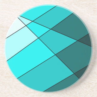 Dessous De Verre En Grès Aqua turquoise turquoise