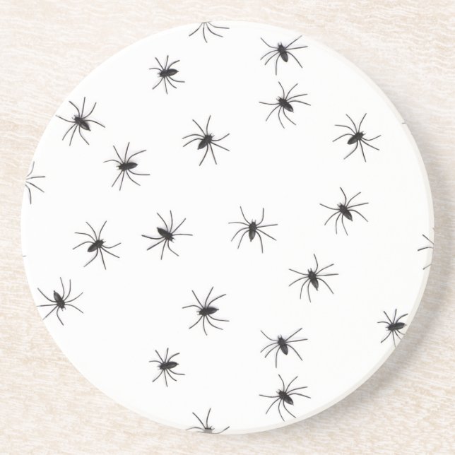 Dessous De Verre En Grès Araignées (Devant)