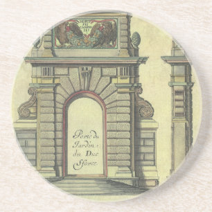 Dessous De Verre En Grès Arc de Portail de Jardin Vintage, Architecture Ren