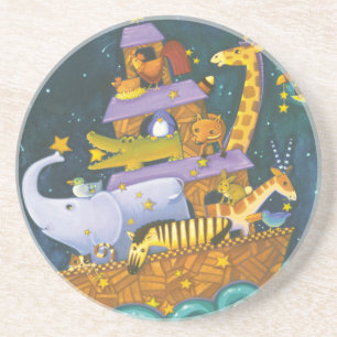 Dessous De Verre En Grès Arche la nuit