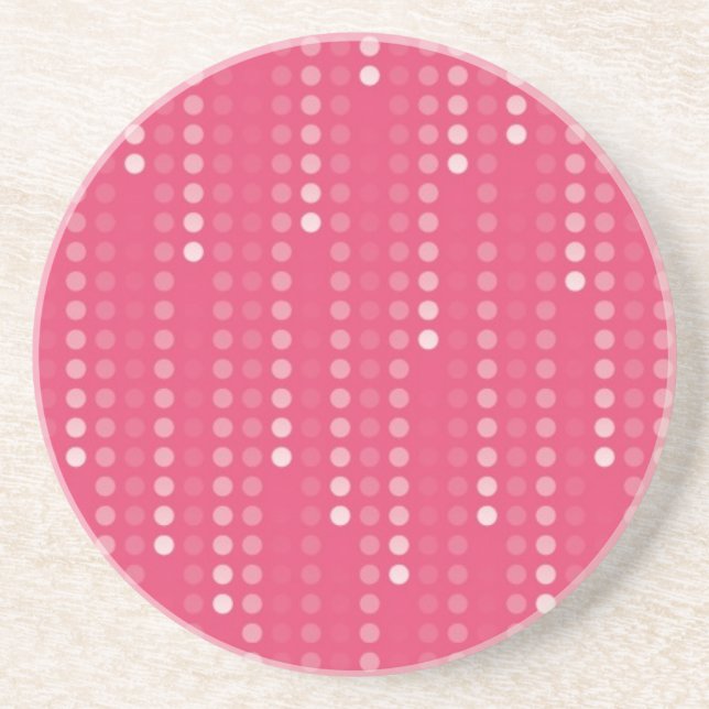 Dessous De Verre En Grès Arrière - plan de chèvrefeuille (Devant)