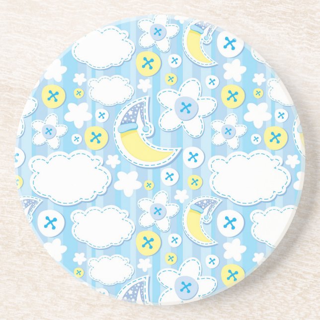 Dessous De Verre En Grès arrière - plan d'enfant (Devant)