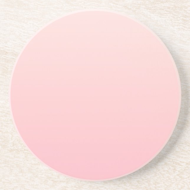 Dessous De Verre En Grès Arrière - plan Pastel Pink Gradient (Devant)