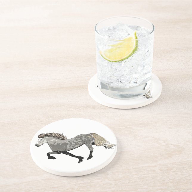 Dessous De Verre En Grès Art Déco Astrid (Côté)