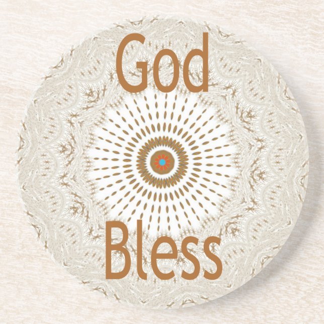 Dessous De Verre En Grès Art Motif Africain Traditionnel Imprimer (Devant)