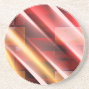 Dessous De Verre En Grès Art numérique Art déco moderne Abstrait