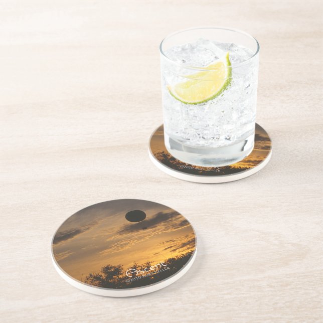 Dessous De Verre En Grès Ascent (Côté)