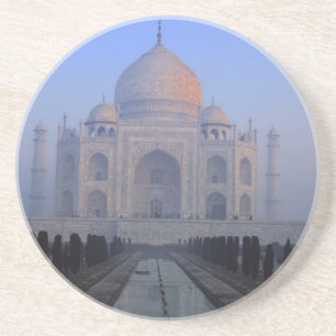 Dessous De Verre En Grès Asie; Inde; Agra. Taj Mahal.