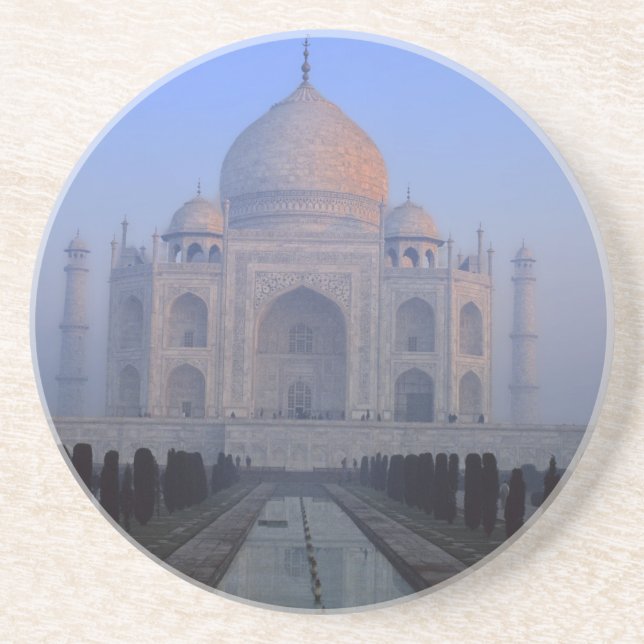 Dessous De Verre En Grès Asie; Inde; Agra. Taj Mahal. (Devant)