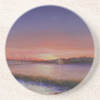 Dessous De Verre En Grès Aube