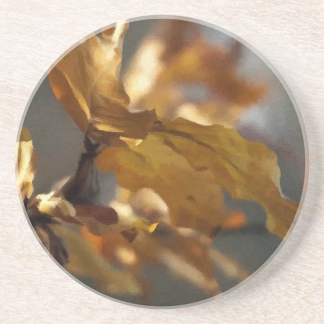 Dessous De Verre En Grès Automne (Devant)