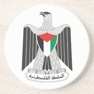 Dessous De Verre En Grès autorité de la palestine