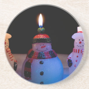 Dessous De Verre En Grès Autre Lit Snowman