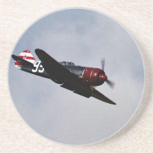 Dessous De Verre En Grès Avion