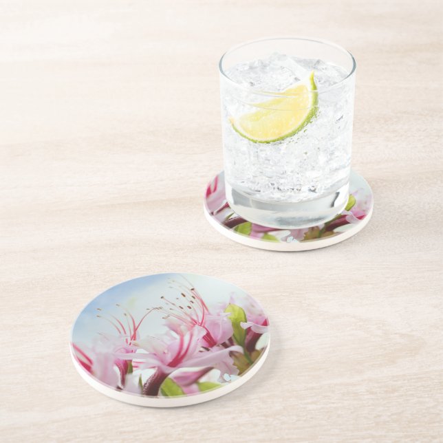 Dessous De Verre En Grès azalées sauvages (Côté)