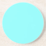 Dessous De Verre En Grès Baby Blue Color Customisé Designer<br><div class="desc">Baby Blue Color Customisé Designer</div>