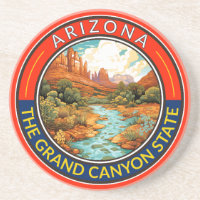 Badge d'art de voyage en Arizona