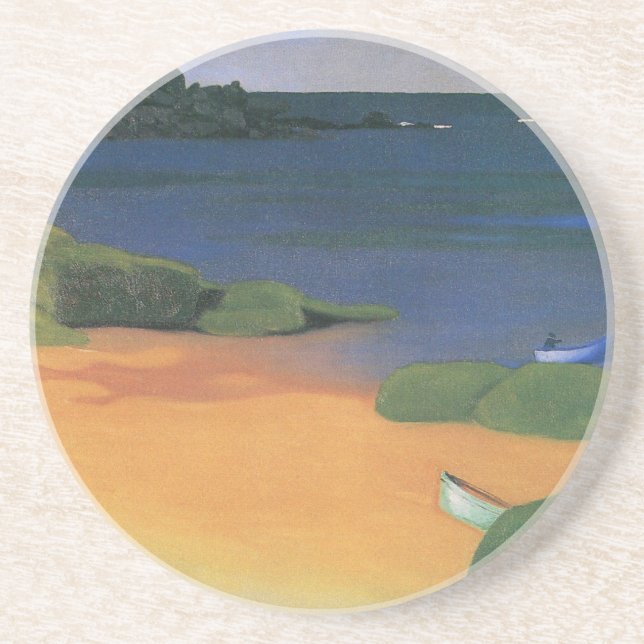 Dessous De Verre En Grès Baie de Tregastel par Felix Vallotton, Art (Devant)