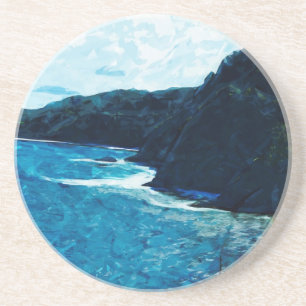 Dessous De Verre En Grès Baie sur la route à l'abrégé sur Hana Maui