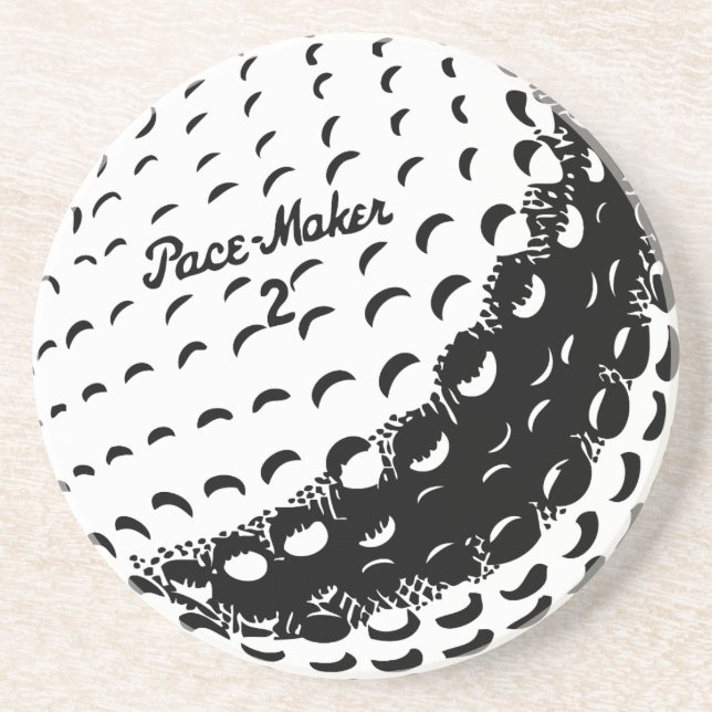 Dessous De Verre En Grès Bal de golf (Devant)