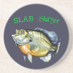 Dessous De Verre En Grès Balayage de la dalle de sébaste Bluegill