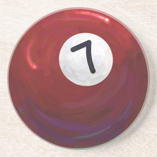 Dessous De Verre En Grès Balle 7 (Devant)