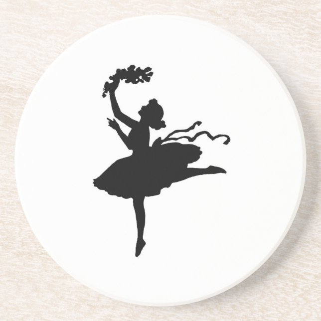 Dessous De Verre En Grès Ballerine (Devant)