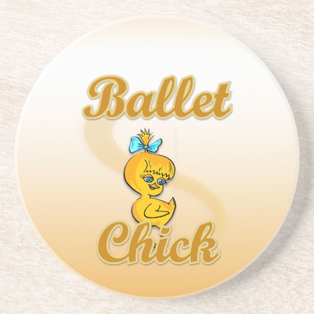 Dessous De Verre En Grès Ballet Chick (Devant)