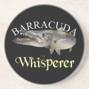 Dessous De Verre En Grès Barracuda Whisperer de couleur foncée