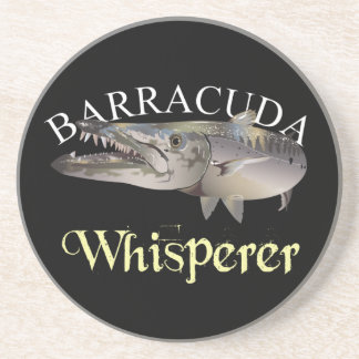 Dessous De Verre En Grès Barracuda Whisperer de couleur foncée
