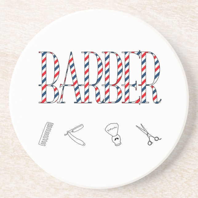 Dessous De Verre En Grès Barre (Devant)