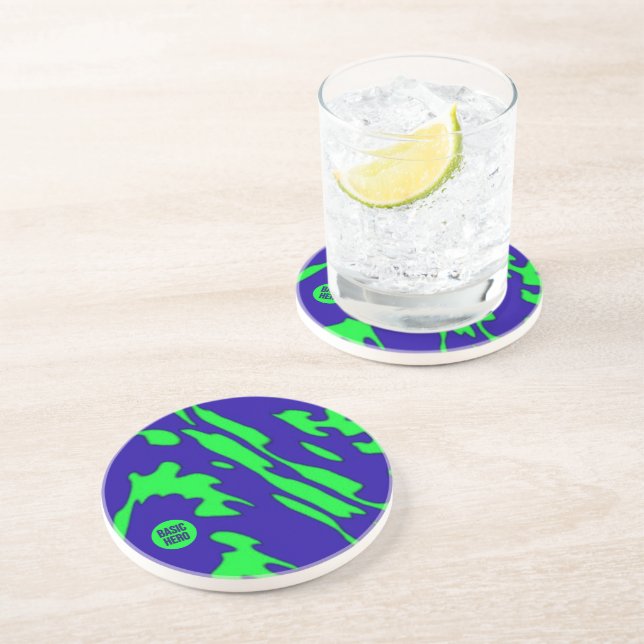 Dessous De Verre En Grès BASE HERO 1b Sandstone Round (Côté)