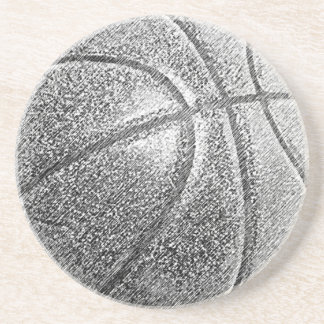 Dessous De Verre En Grès Basket-ball avec effet crayon