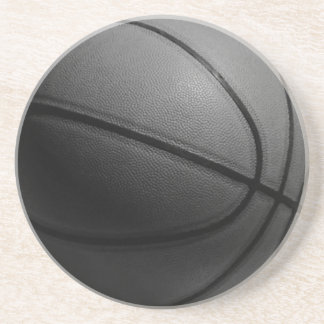 Dessous De Verre En Grès Basket-ball noir et blanc