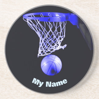 Dessous De Verre En Grès Basket-ball Votre nom
