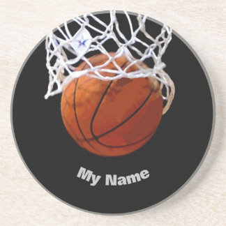 Dessous De Verre En Grès Basket-ball Votre nom
