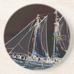 Dessous De Verre En Grès Bateau à voile - Photographie abstraite